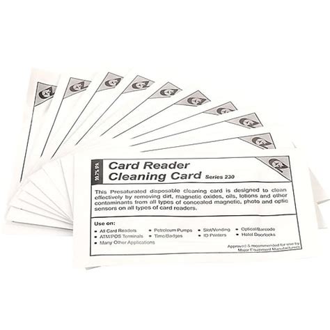 smart card reader cleaning card series 230|staples card cleaning kit.